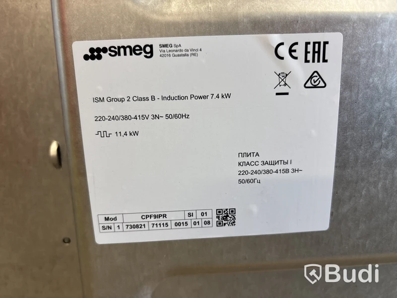 Induktionsspis SMEG CPF9IPR