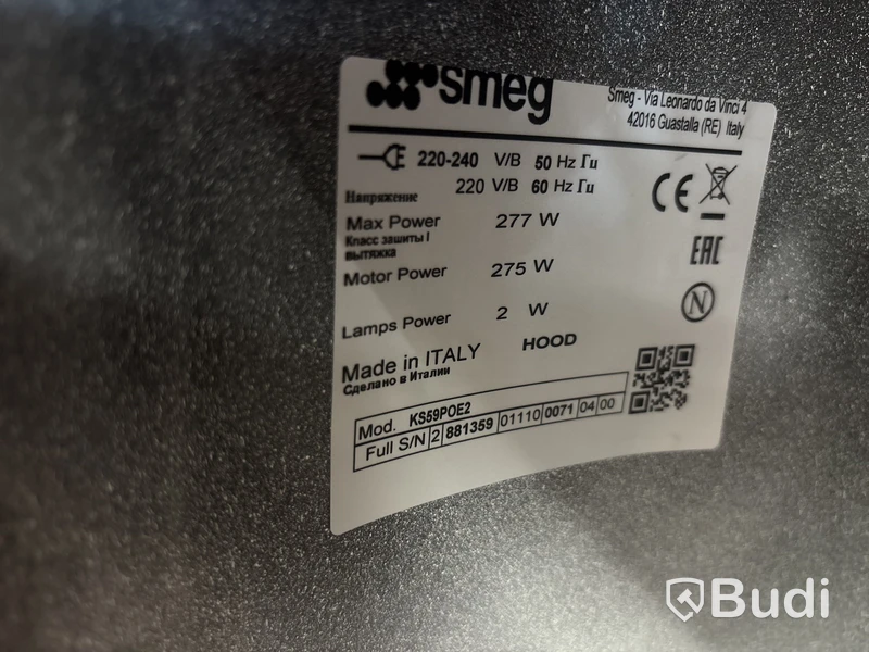 Spisfläkt SMEG KS59POE2
