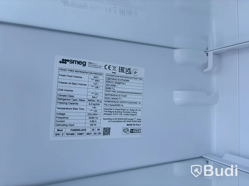 Kyl/frys SMEG FA8005LAO5