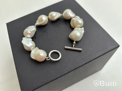 Armband Nathalie Schuterman, Pearl Bracelet - silver