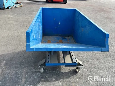 Tippbar container med hjul.