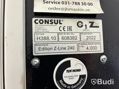 Tvåpelarlyft Consul 4000 kg -2022