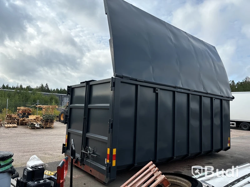 Lastväxlarcontainer med lock