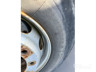 4 st lastbilshjul, 315/70 R 22,5 dubbade