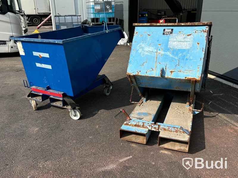 2 st tippbara containers