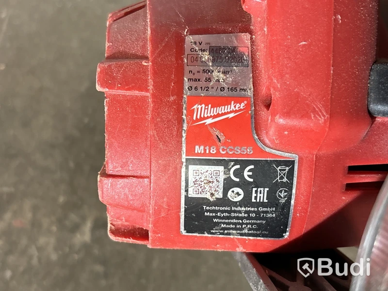 5 st Batterimaskiner Milwaukee