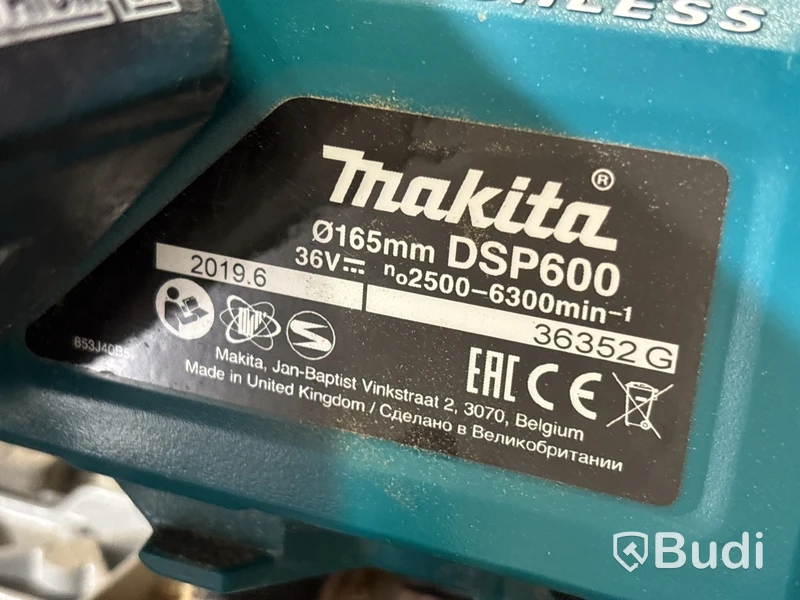 Batteridriven sänksåg Makita DSP600