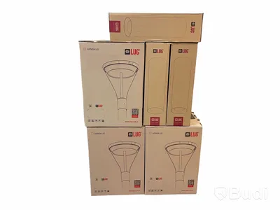 3 st Utomhusarmatur/Parkarmatur inkl. Adapter betongfundament, NY - AVENIDA LENS 18W/2300LM 4000K O20 L-GRÅ, Art. nr: 7749168 och 7749174. Totalt ord. Pris ca: 15700 kr.