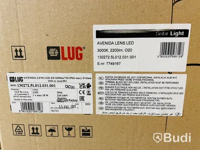 3 st Utomhusarmatur/Parkarmatur inkl. Adapter betongfundament, NY - AVENIDA LENS 18W/2200LM 3000K O20 L-GRÅ, Art. nr: 7749167 och 7749174. Totalt ord. Pris ca: 15700 kr
