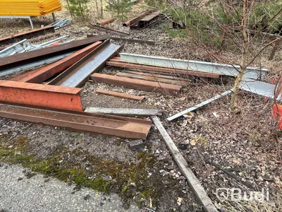 Balkar och stålmaterial Stort Parti.