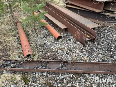 Balkar och stålmaterial Stort Parti.