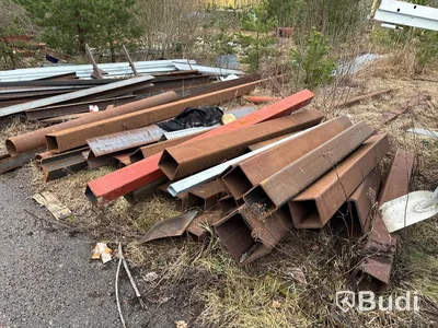 Balkar och stålmaterial Stort Parti.