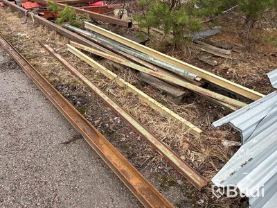 Balkar och stålmaterial Stort Parti.