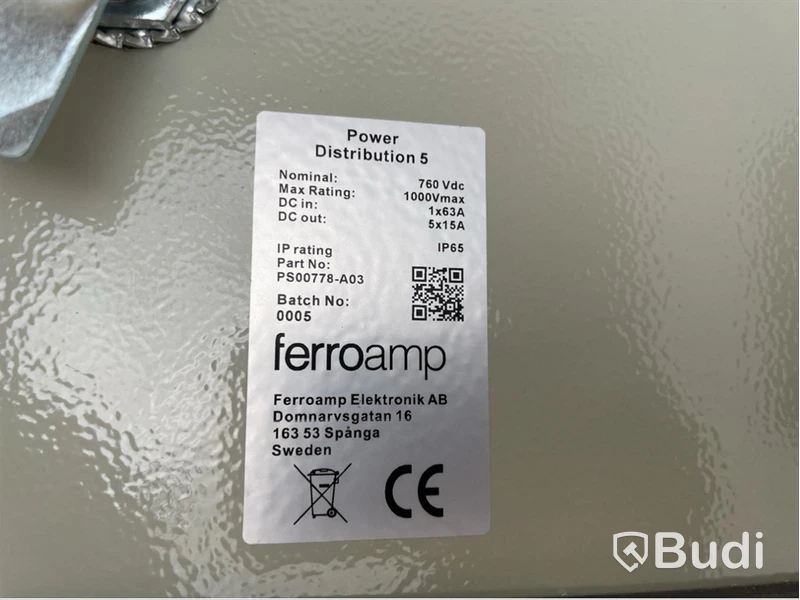 Ferroamp Distributionsbox 5 SSO.