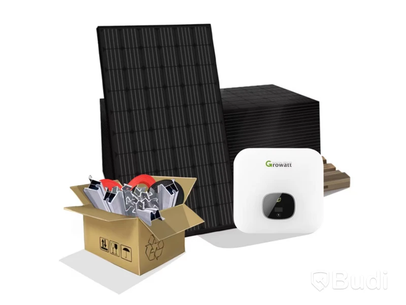 Solcellspaket tegelpannor - Komplett villapaket 15kW On Grid, 38st paneler samt växelriktare