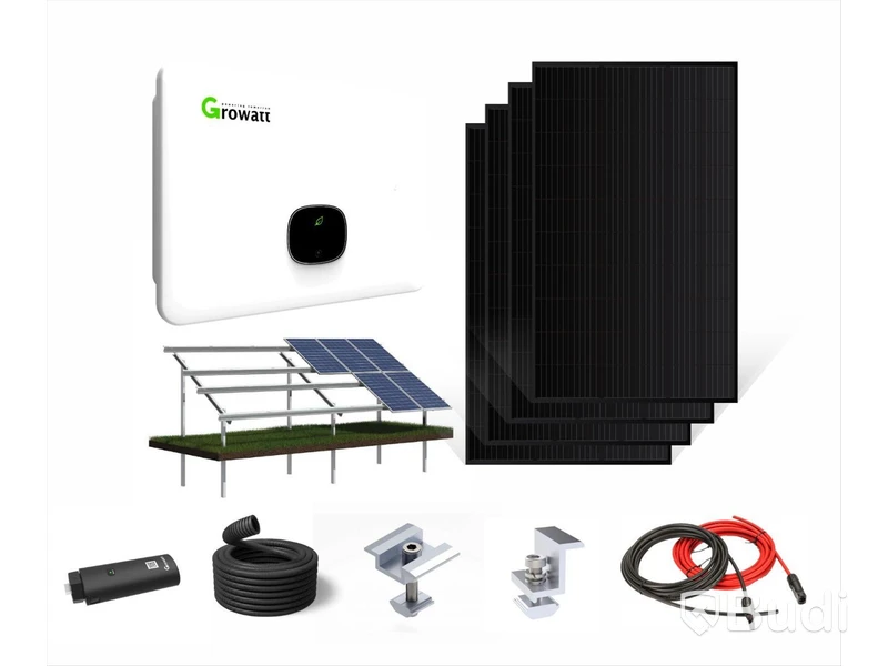 Solcellspaket för markmontage 20 kW ON-grid