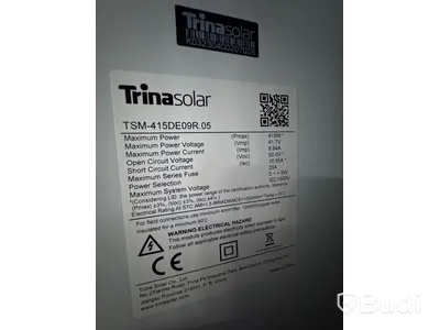 8 st solcellspaneler TrinaSolar 415W, TSM-415DE09R.05