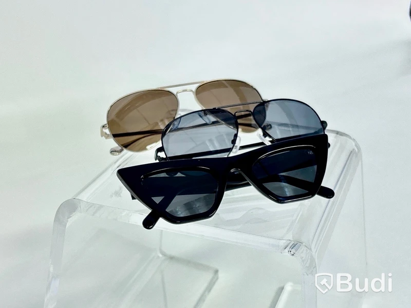 3 st. Solglasögon Nathalie Schuterman: Billie Black, Aviator Black samt Aviator Brown