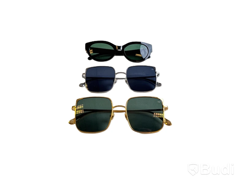 3 st. Solglasögon Nathalie Schuterman: Aurora sunglasses black, Gwyneth sunglasses silver, Gwyneth sunglasses gold