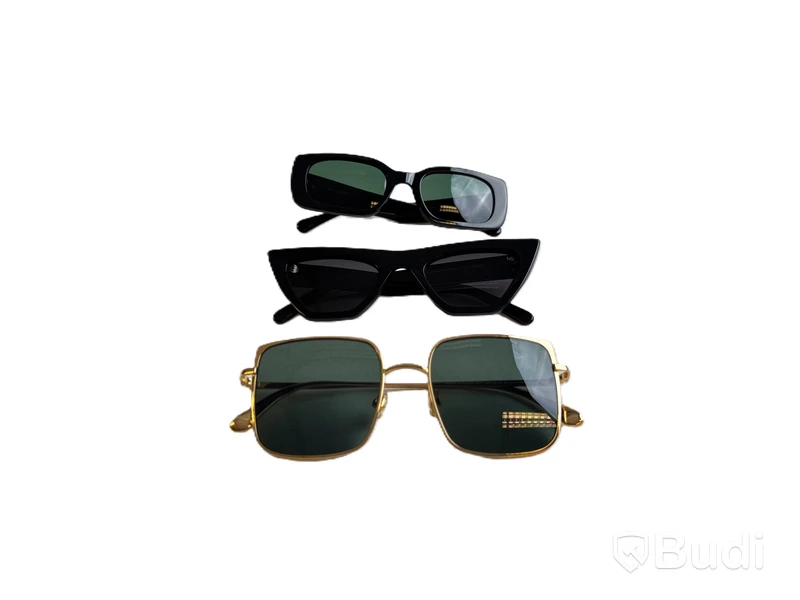 3 st. Solglasögon Nathalie Schuterman: Elora sunglasses black, Billie sunglasses black och Gwyneth sunglasses gold