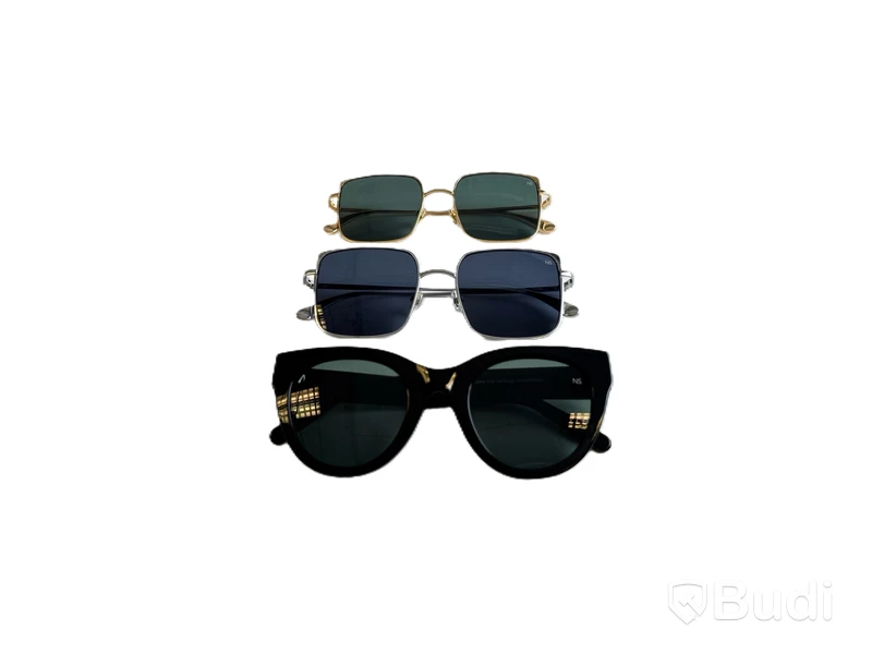 3 st. Solglasögon Nathalie Schuterman: Gwyneth sunglasses gold, Gwyneth sunglasses silver och Margot sunglasses black