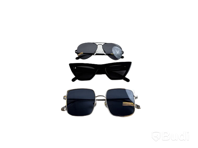 3 st. Solglasögon Nathalie Schuterman: Gwyneth sunglasses silver, Billie sunglasses black och Aviator sunglasses black