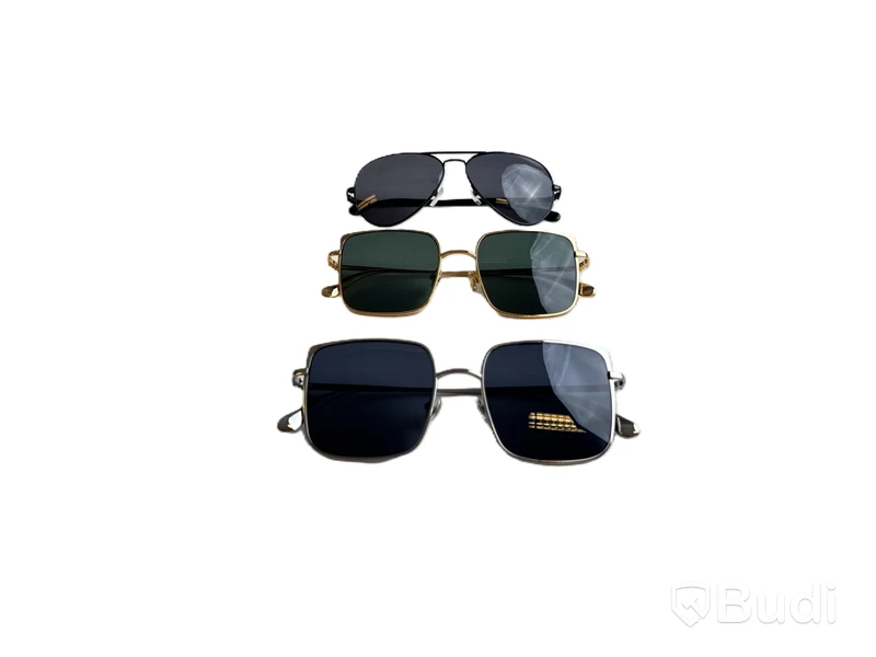 3 st. Solglasögon Nathalie Schuterman: Gwyneth sunglasses gold, Gwyneth sunglasses silver och Aviator sunglasses black