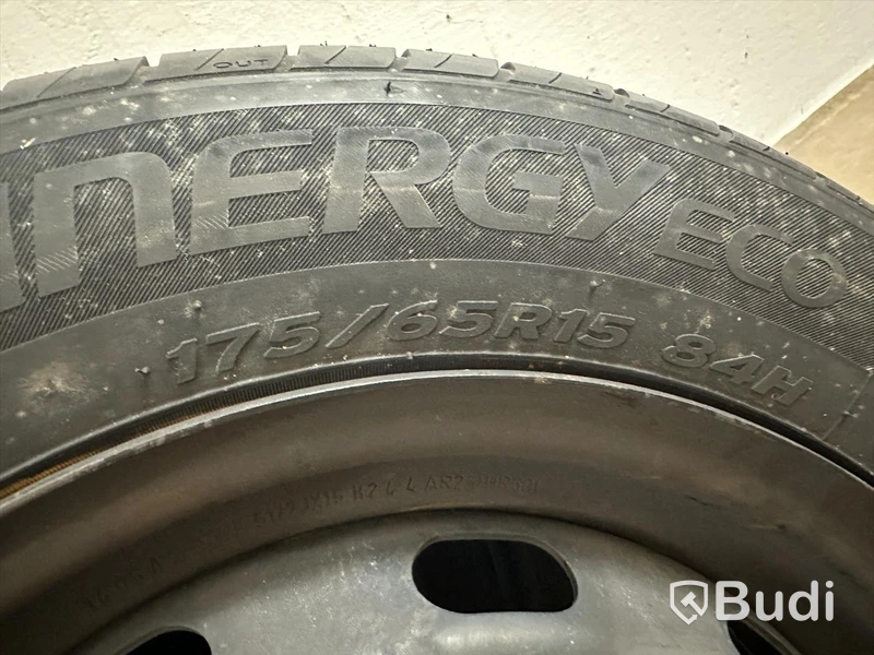 Sommarhjul Hankook Kinergy ECO 175/65 R15", tidigare suttit på MINI Cooper