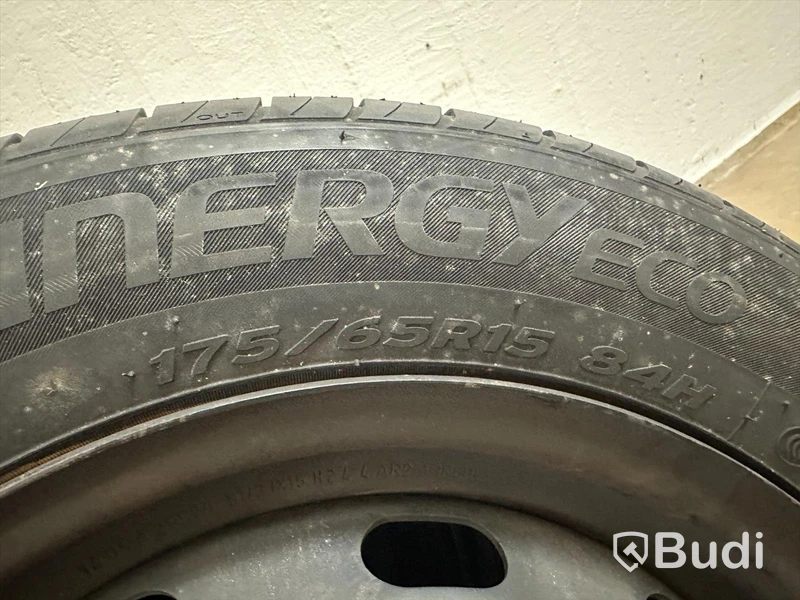 Sommarhjul Hankook Kinergy ECO 175/65 R15", tidigare suttit på MINI Cooper