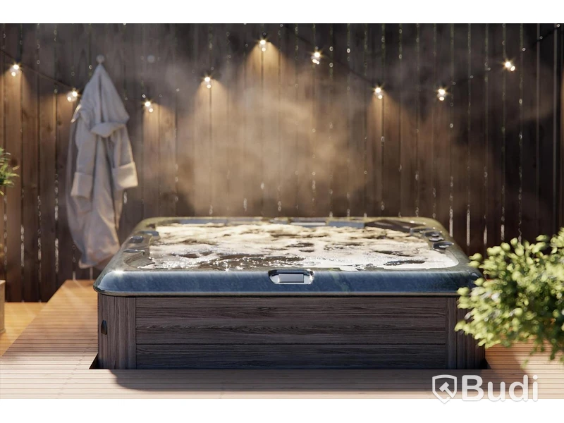 Spabad Luxuz Dark NY i kartong inklusive skyddslock. (Ordinarie pris 89 999 kr) - 1197701
