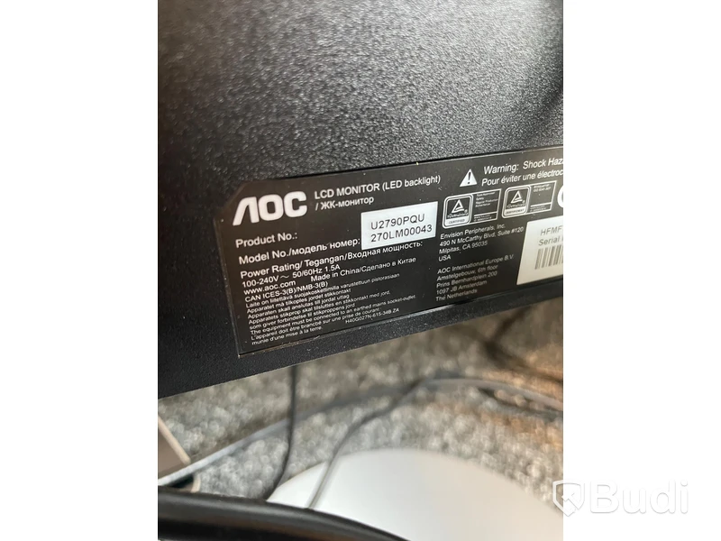 Datorskärm - AOC 27” U2790PQU