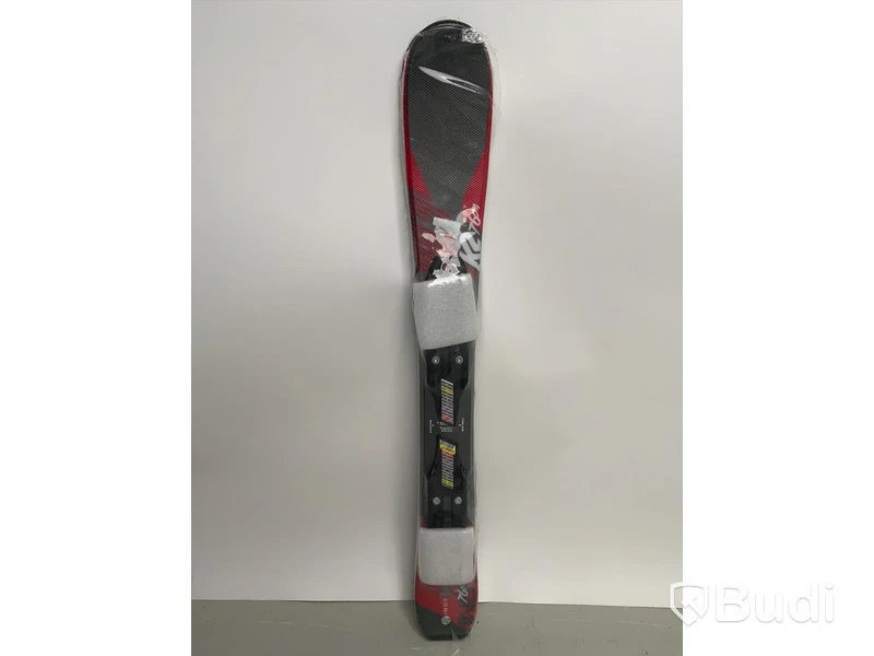 Skidor K2 indy gray/red, L76. Utan bindning
