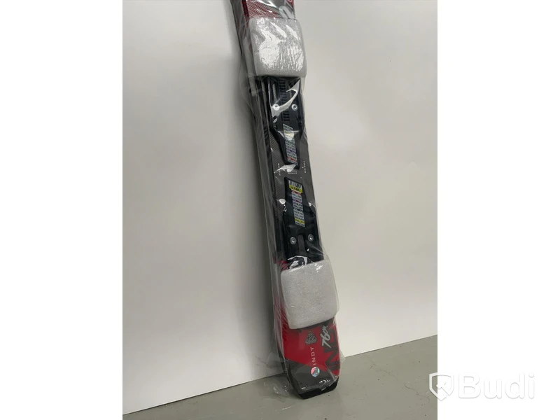 Skidor K2 indy gray/red, L76. Utan bindning