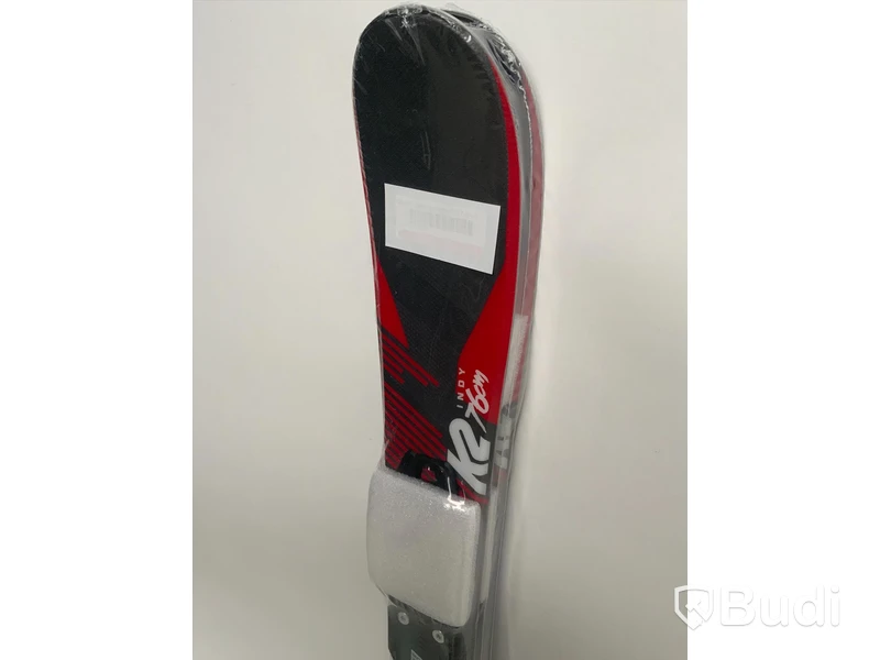 Skidor K2 indy gray/red, L76. Utan bindning