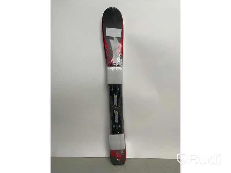 Skidor K2 indy gray/red, L76. Utan bindning