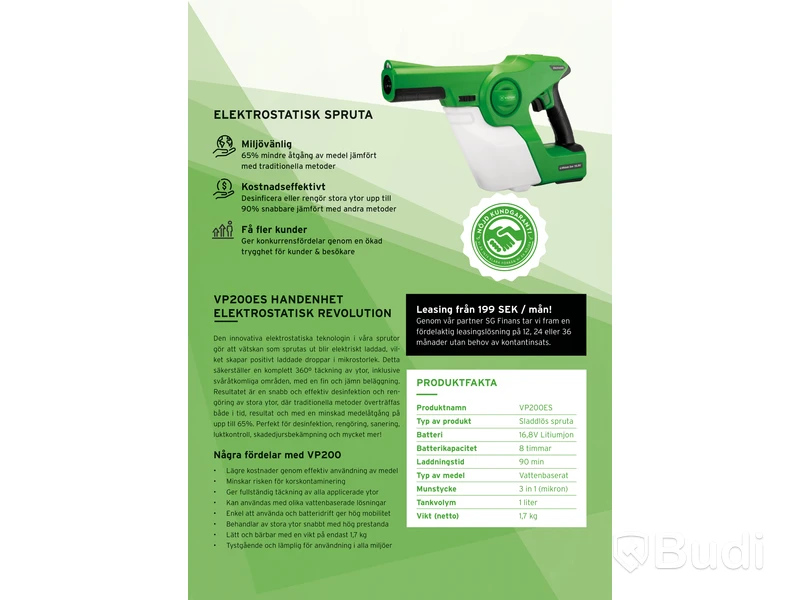 2 st. Tryckspruta Victory Innovations VP200ES