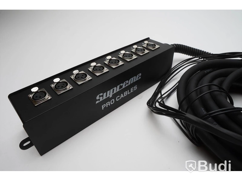 Stage box 8 Multicable SUPREME 10 meters Ny, Obruten förpackning.