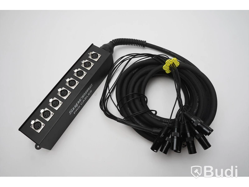 Stage box 8 Multicable SUPREME 10 meters Ny, Obruten förpackning.