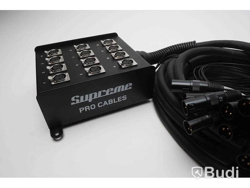 Stage box 12 Multicable SUPREME Ny, Obruten förpackning.