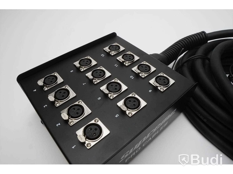 Stage box 12 Multicable SUPREME Ny, Obruten förpackning.