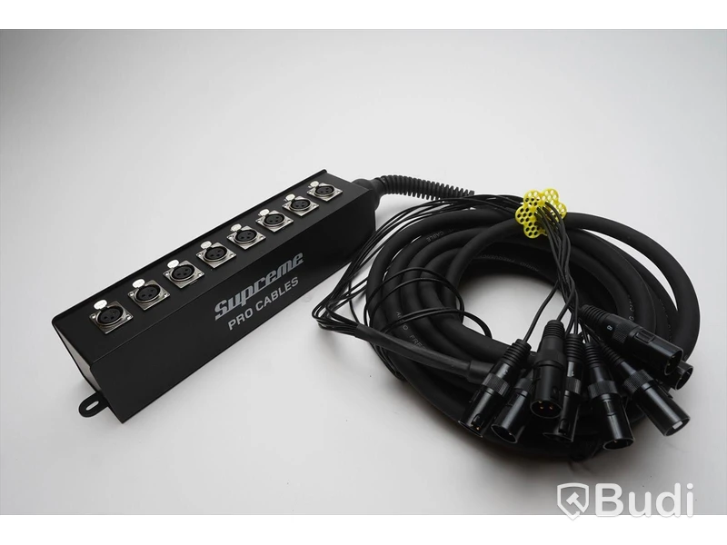 Stage box 8 Multicable SUPREME 10 meters Ny, Obruten förpackning.
