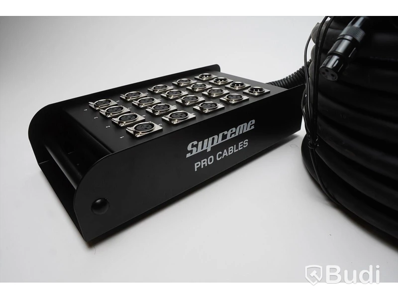 Stage box 16/4 Multicable SUPREME 30 meters Ny, Obruten förpackning.