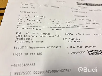 Exklusiv dynlåda i plåt.