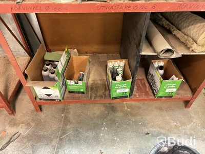 Byggmaterial, verktyg m.m. Stort parti.