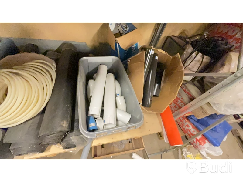Byggmaterial, verktyg m.m. Stort parti.