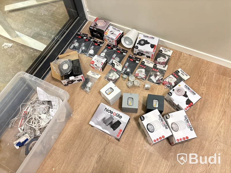 Parti med blandad LED-belysning