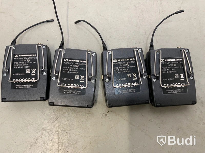 4st Sennheiser sändare SK300 G3 734-776 Mhz