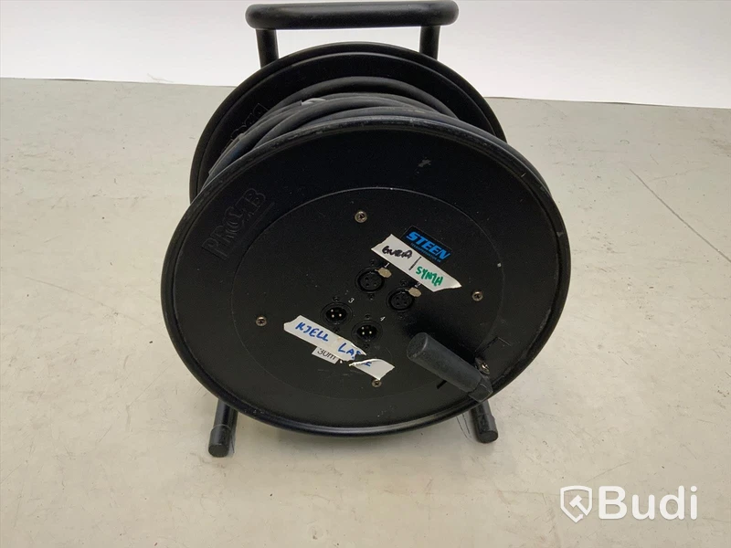 30 meter multi-XLR kabelvinda