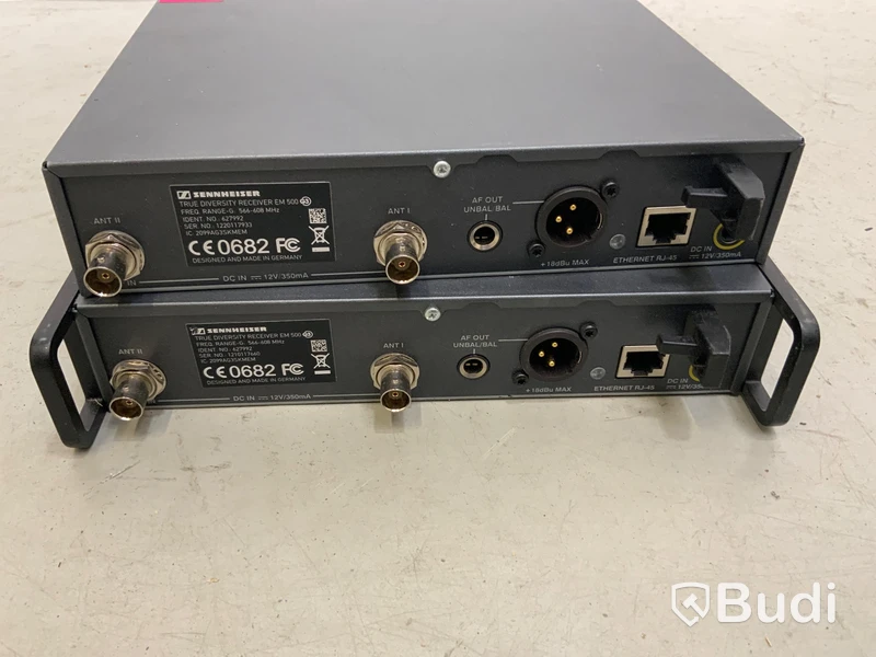 2st Sennheiser True Diversity Receiver EM500 G3 566-608 Mhz