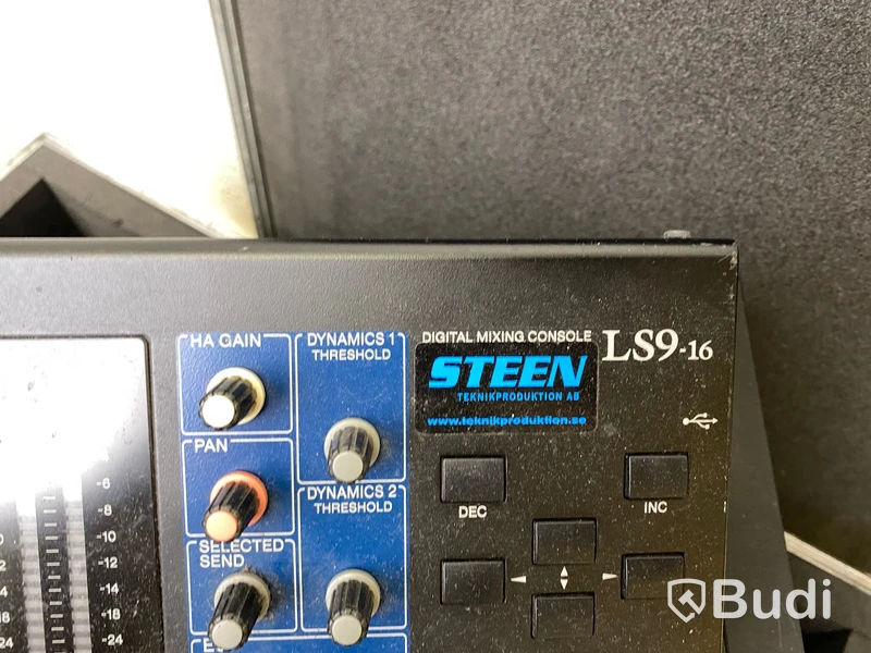 Digital Mixer i Case, Yamaha LS9-16. Omstartad